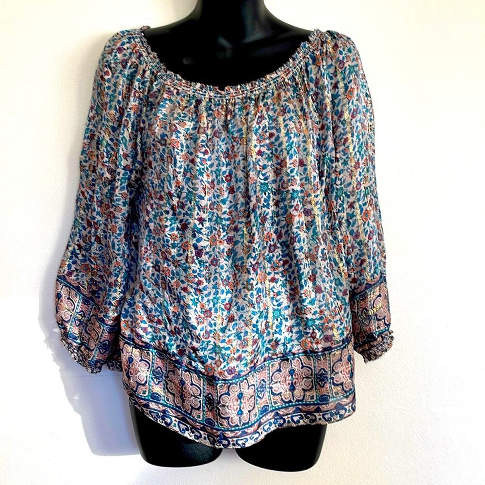 Joie boho silk top